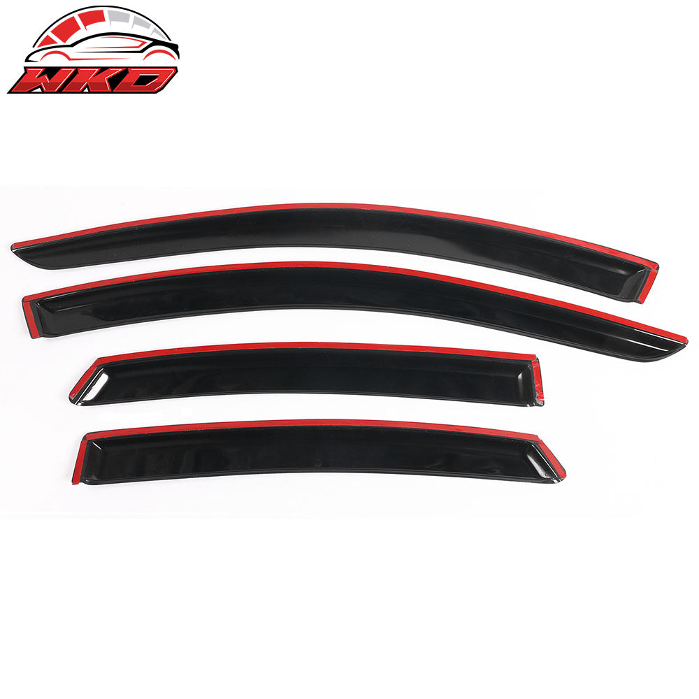 Fits 13-18 Nissan Altima 4Dr Acrylic Side Window Vent Visor Rain Deflector Guard