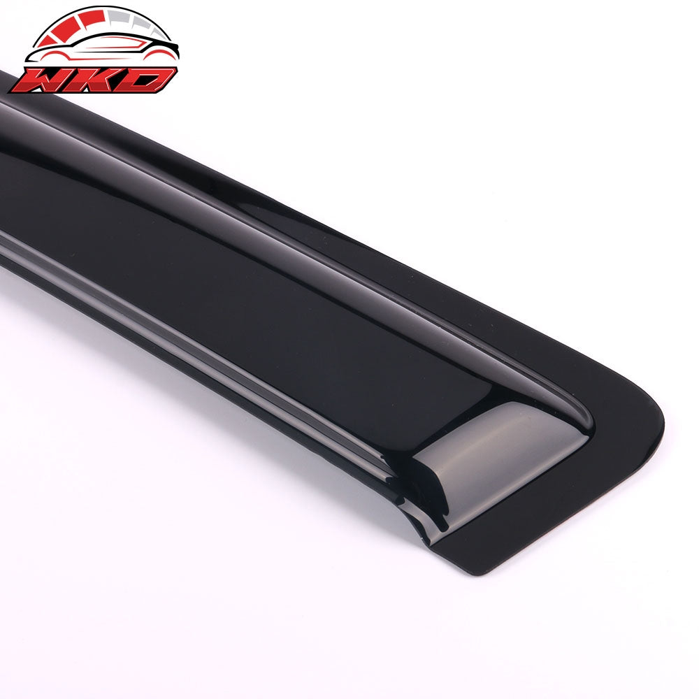 Fits 04-15 Nissan Titan King Cab Tape-On Window Visors Sun Guard Rain Deflectors