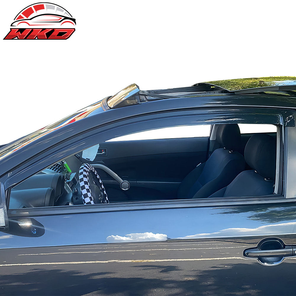 Fits 05-10 Scion TC Acrylic Smoke Window Visor Vent Sun Rain Deflector Guard 2PC