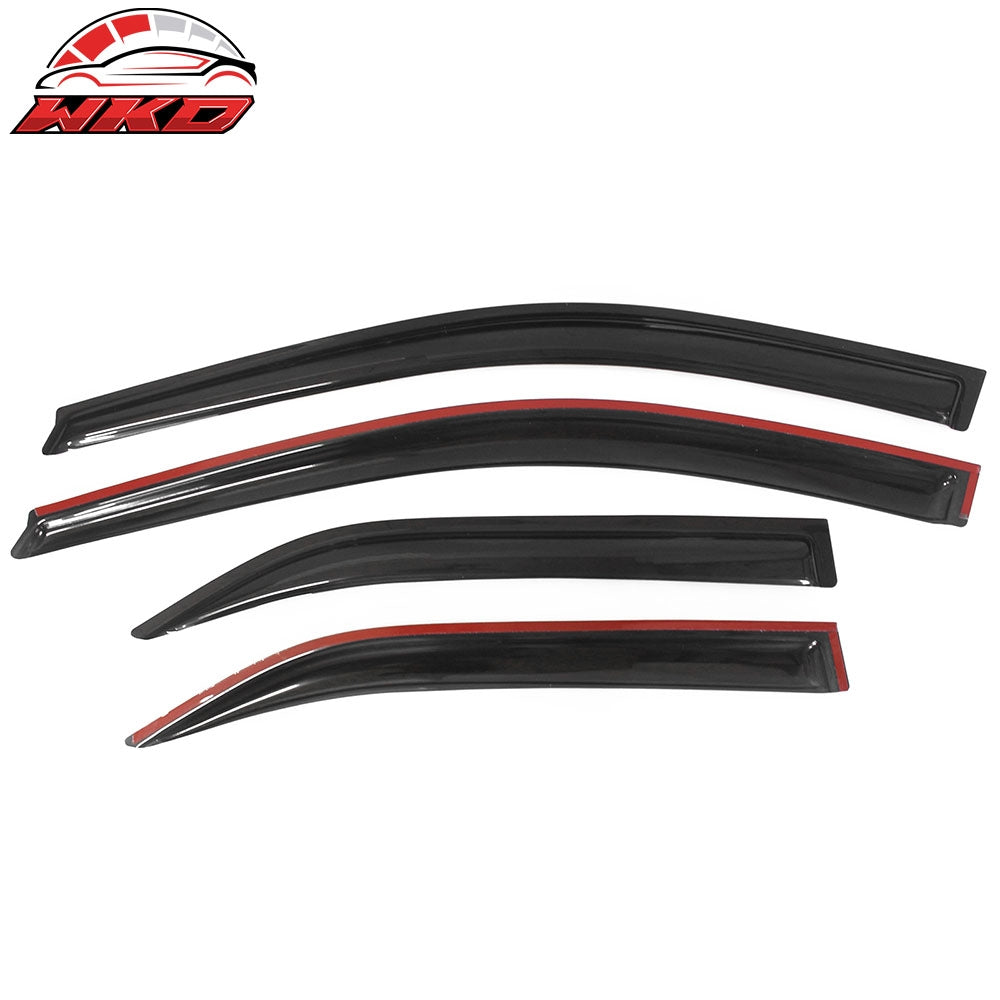 Fits 12-14 Toyota Camry Window Visors Acrylic Sun Guard Rain Deflector 4PC Set