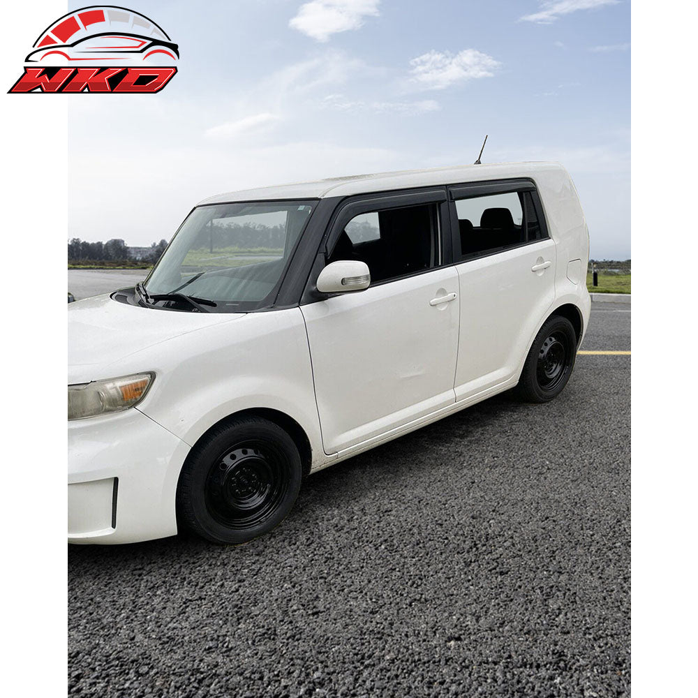 Fits 08-15 Scion xB Acrylic Window Visors Side Vent Sun Rain Guard Deflector