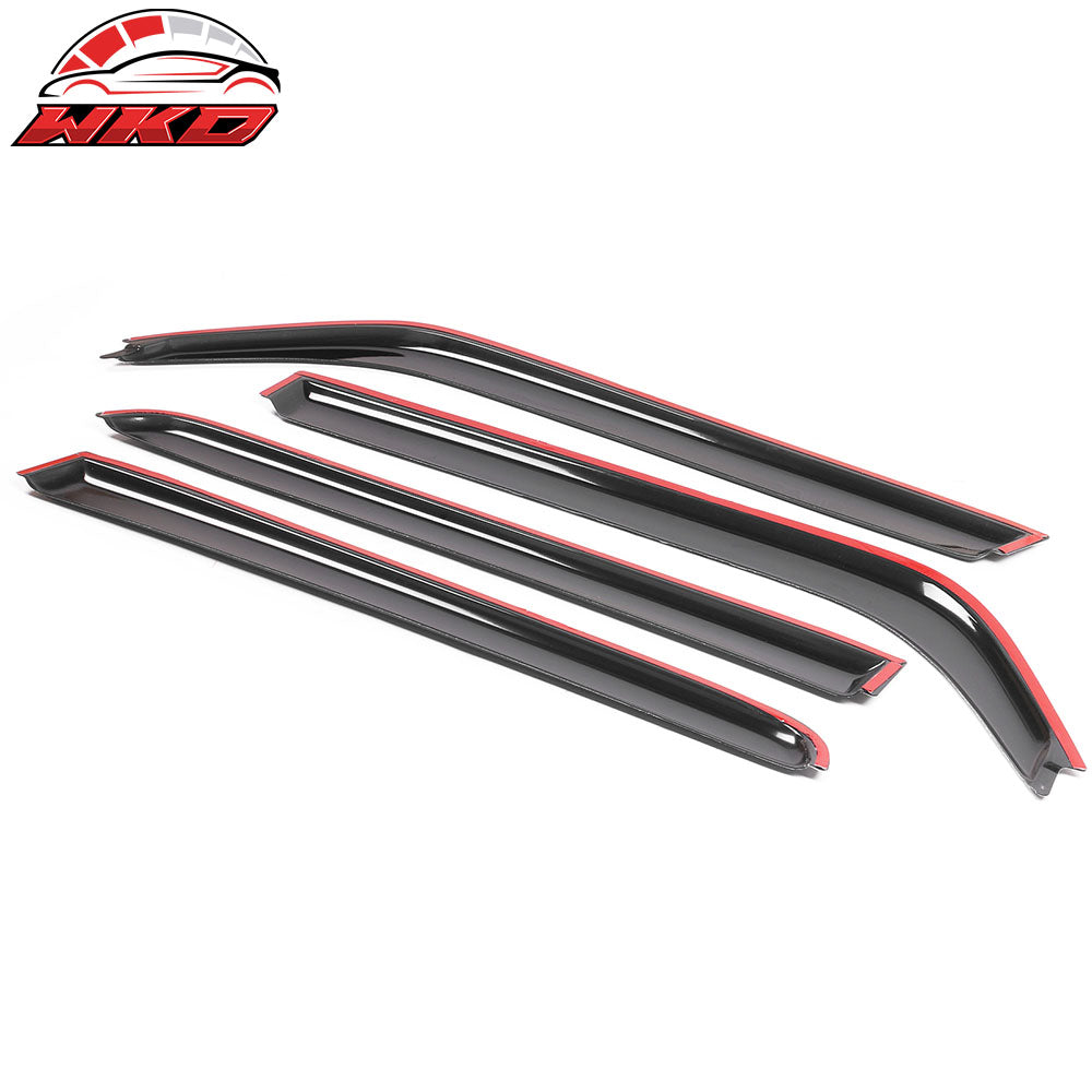 Fits 08-15 Scion xB Acrylic Window Visors Side Vent Sun Rain Guard Deflector