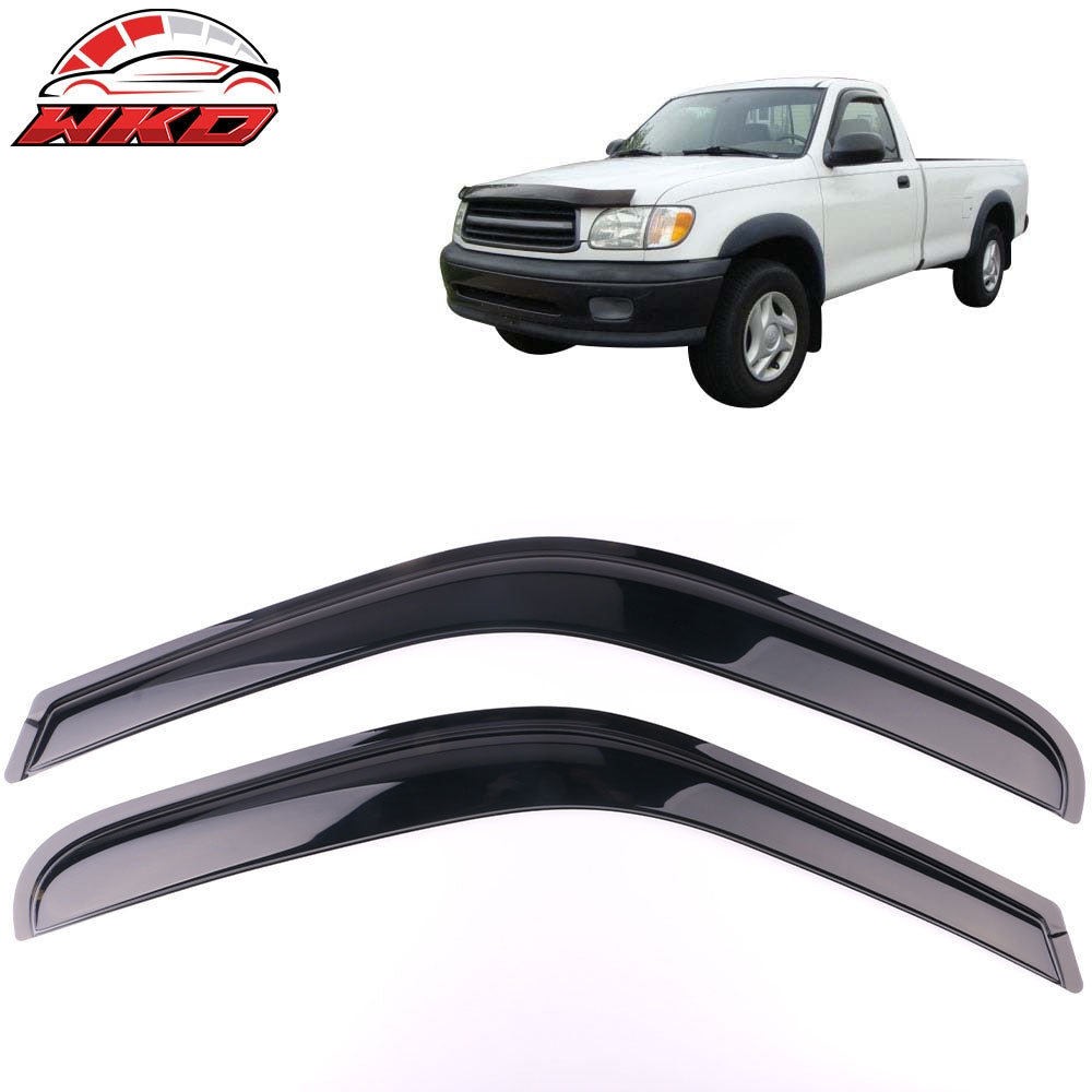 Fits 00-06 Toyota Tundra Standard Cab Acrylic Window Visors 2Pc Set