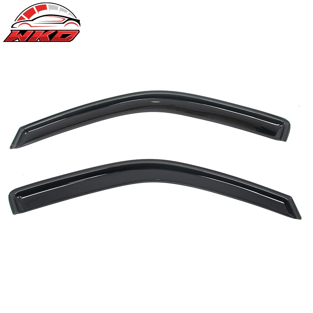 Fits 04-12 Chevy Colorado GMC Canyon Regular Cab Window Visors Guards In-Channel