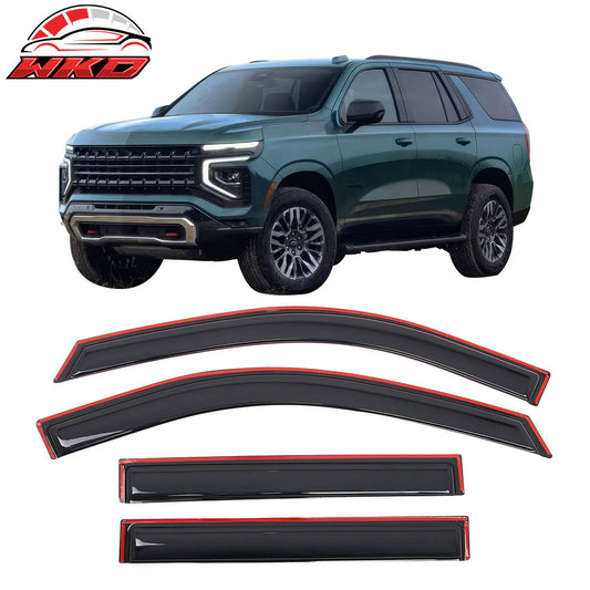 Wholesale 21-25 Chevy Tahoe GMC Yukon Window Visors Vent Guards Deflectors In-Channel