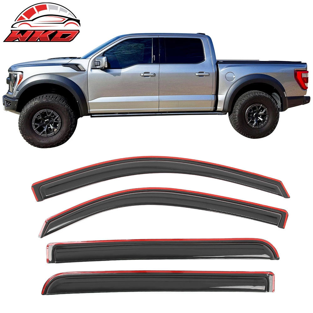Wholesale 19-26 Dodge Ram 1500 Crew Cab In Channel Window Visors Sun Rain Guard Vent