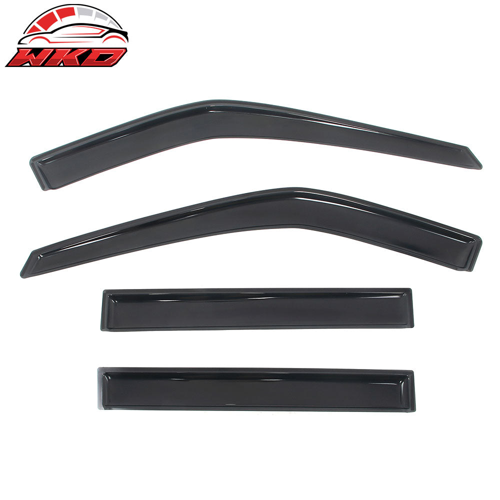 Fits 20-25 Ford Explorer 4PCS In-channel Window Visors Rain Sun Vent Shade Set