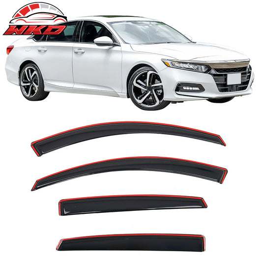 2018-25 Honda Accord Window Visors In-Channel Rain Sun Vent Guard Shade 4PCS | Wholesale