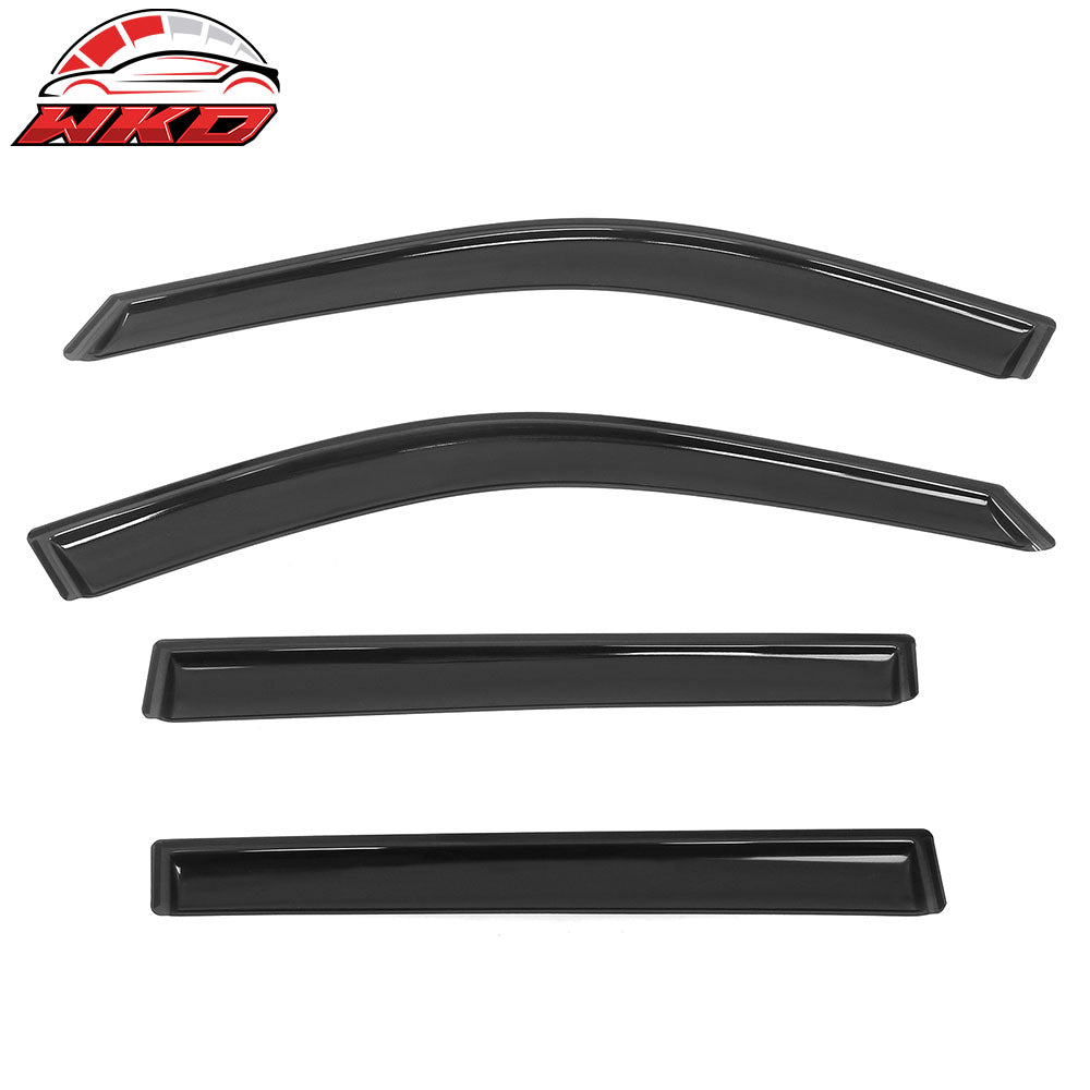 Fits 21-25 Jeep Grand Cherokee L Window Visors Side Door In Channel Deflectors