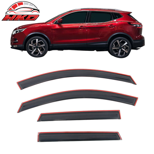 2017-22 Nissan Rogue Sport 4PCS In-channel Window Visor Rain Sun Vent Shade | Wholesale