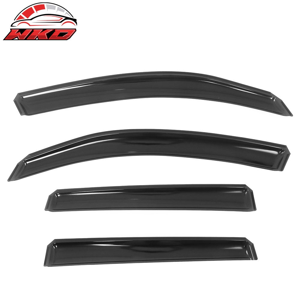 Fits 14-18 Subaru Forester Acrylic Window Visors In Channel Rain Sun Deflectors