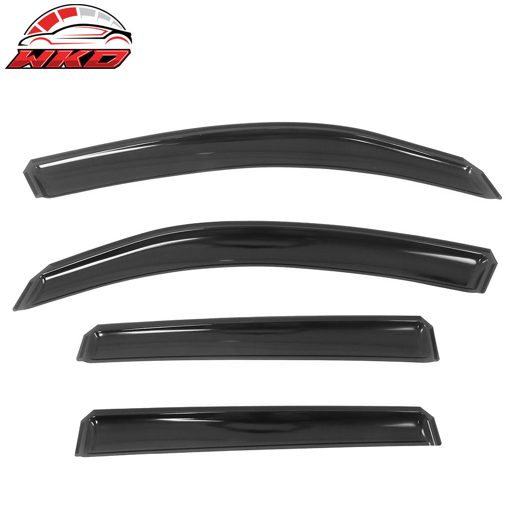 Fits 14-18 Subaru Forester Acrylic Window Visors In Channel Rain Sun Deflectors