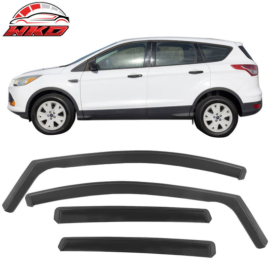 2013-19 Ford Escape Side Window Visors Injection PC In-Channel Deflectors | Wholesale