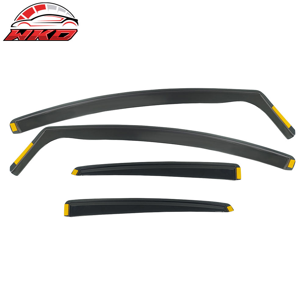 Fits 12-18 Ford Focus Sedan Hatchback Side Window Visors PC In-Channel Deflector