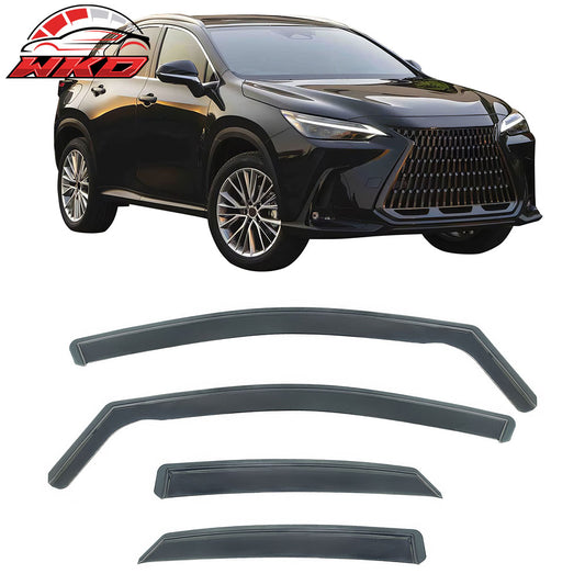 2022-26 Lexus NX350h In-Channel Window Visors Vent Rain Guards Deflectors PC | Wholesale