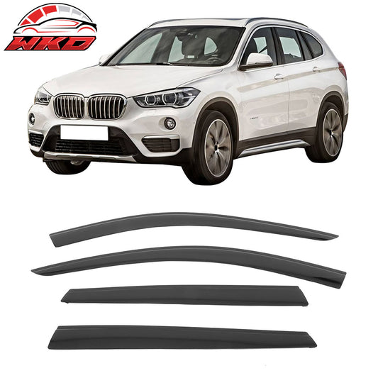 16-22 BMW F48 X1 Low Profile Style Tape-On Window Visors Rain Deflectors | Wholesale