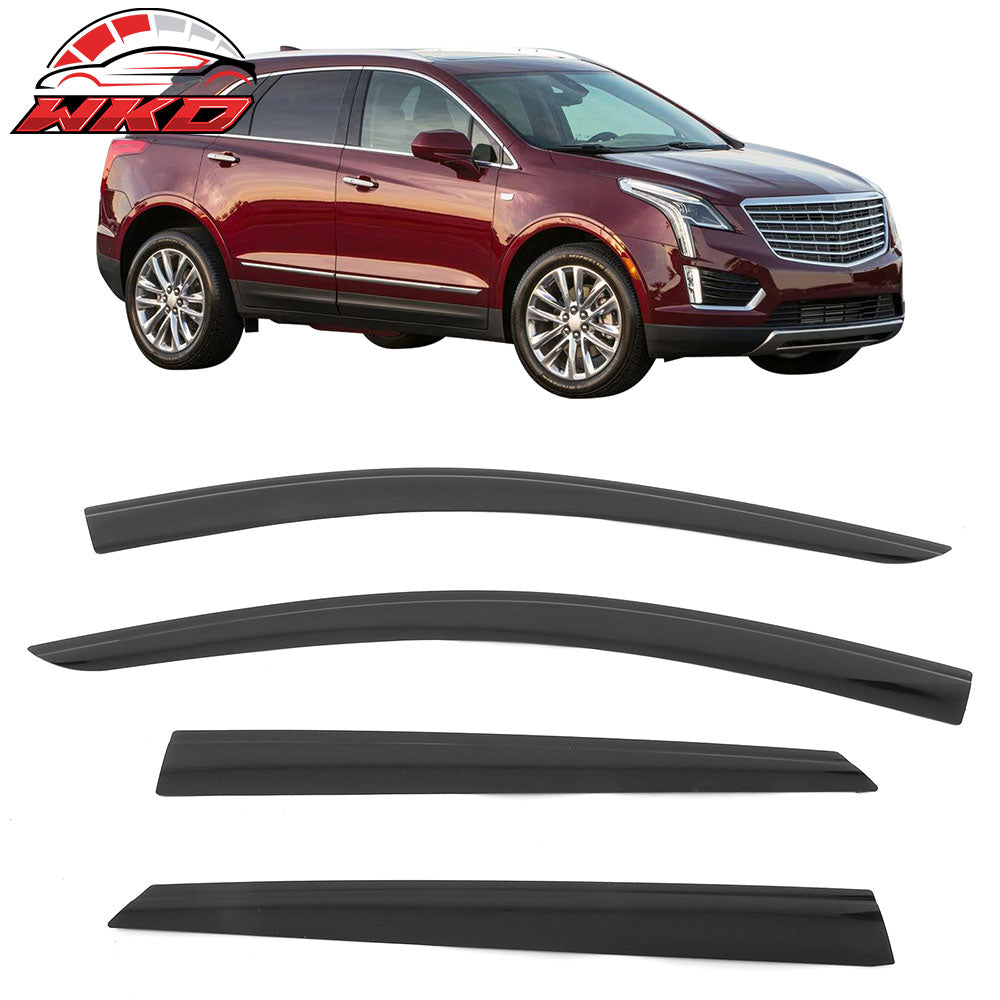 17-25 Cadillac XT5 Low Profile Style Tape-On Window Visors Rain Deflectors | Wholesale