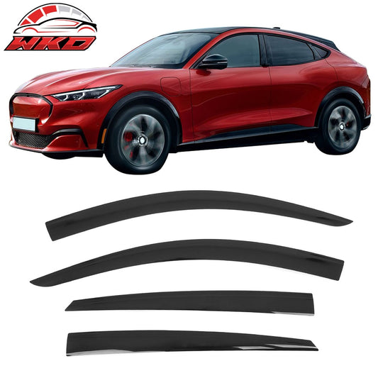 2021-26 Ford Mustang Mach-E Low Profile Style Tape on Window Visors Sun Vent | Wholesale