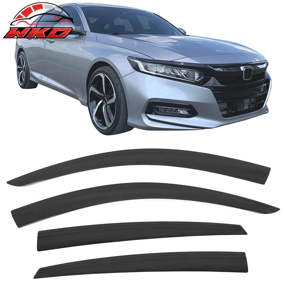 2018-26 Honda Accord Sedan Low Profile Style Tape-On Window Visors Deflectors | Wholesale
