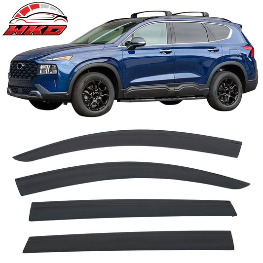 2019-23 Hyundai Santa Fe Low Profile Style Tape-On Window Visors Deflectors | Wholesale
