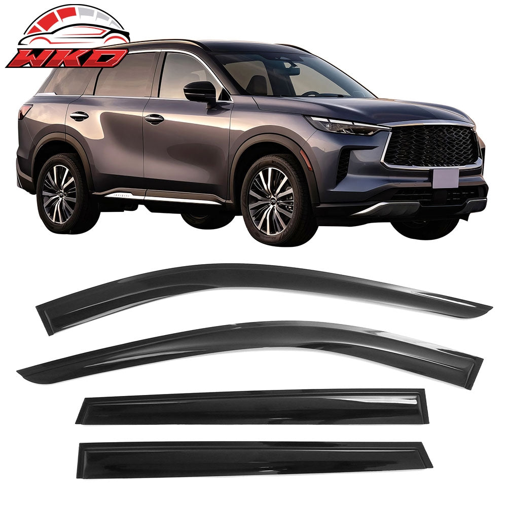 Wholesale 22-26 Infiniti QX60 Smoke Acrylic Mugen Style Window Visors Deflector 4PCS