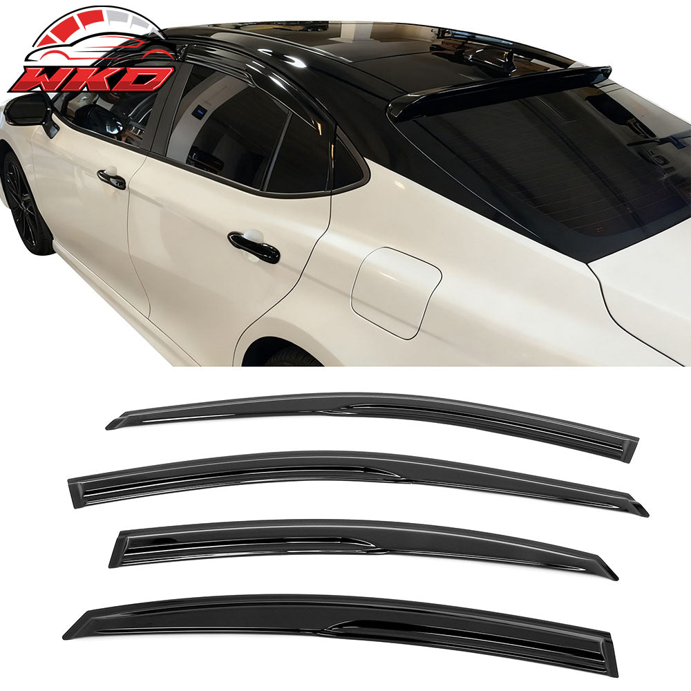 Fits 25-26 Toyota Camry Mugen Style Tape on Window Visor Sun Rain Vent Deflector