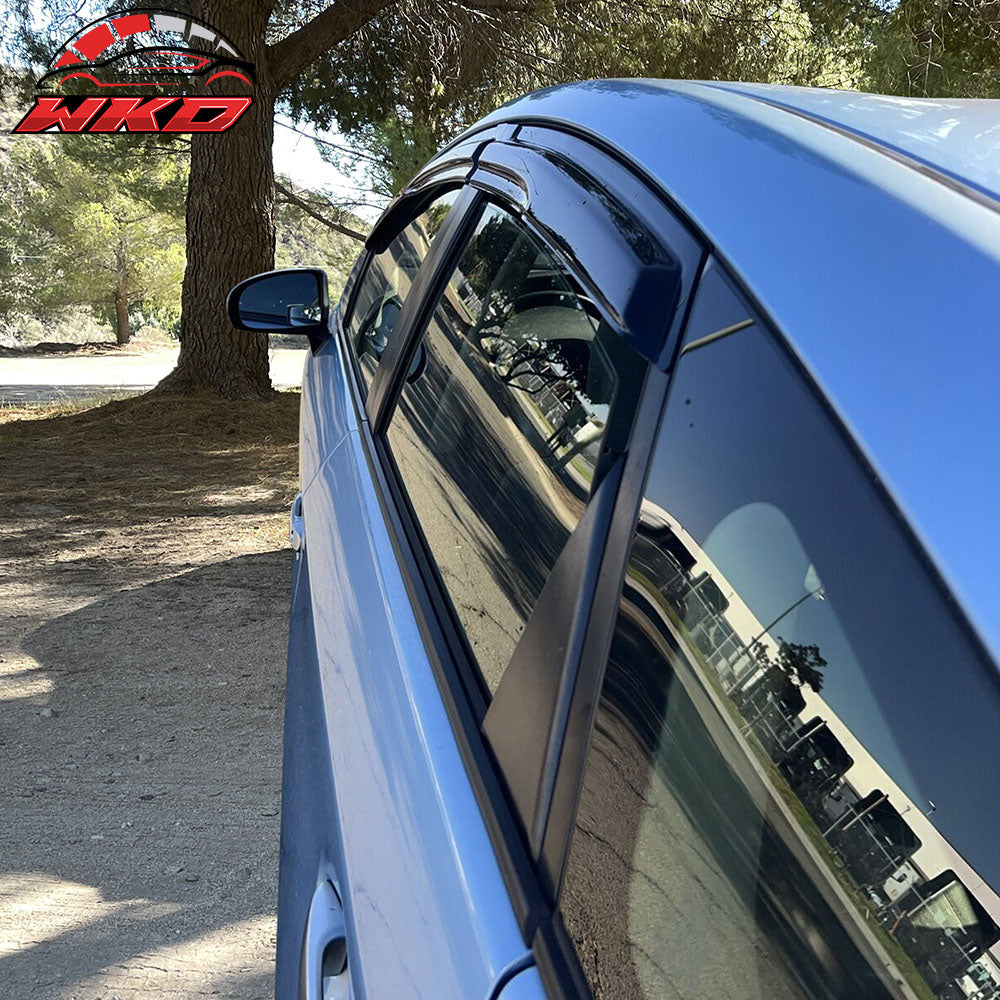 Fits 10-15 Toyota Prius XW30 Mugen Style Acrylic Window Visors 4PC Rain Guard