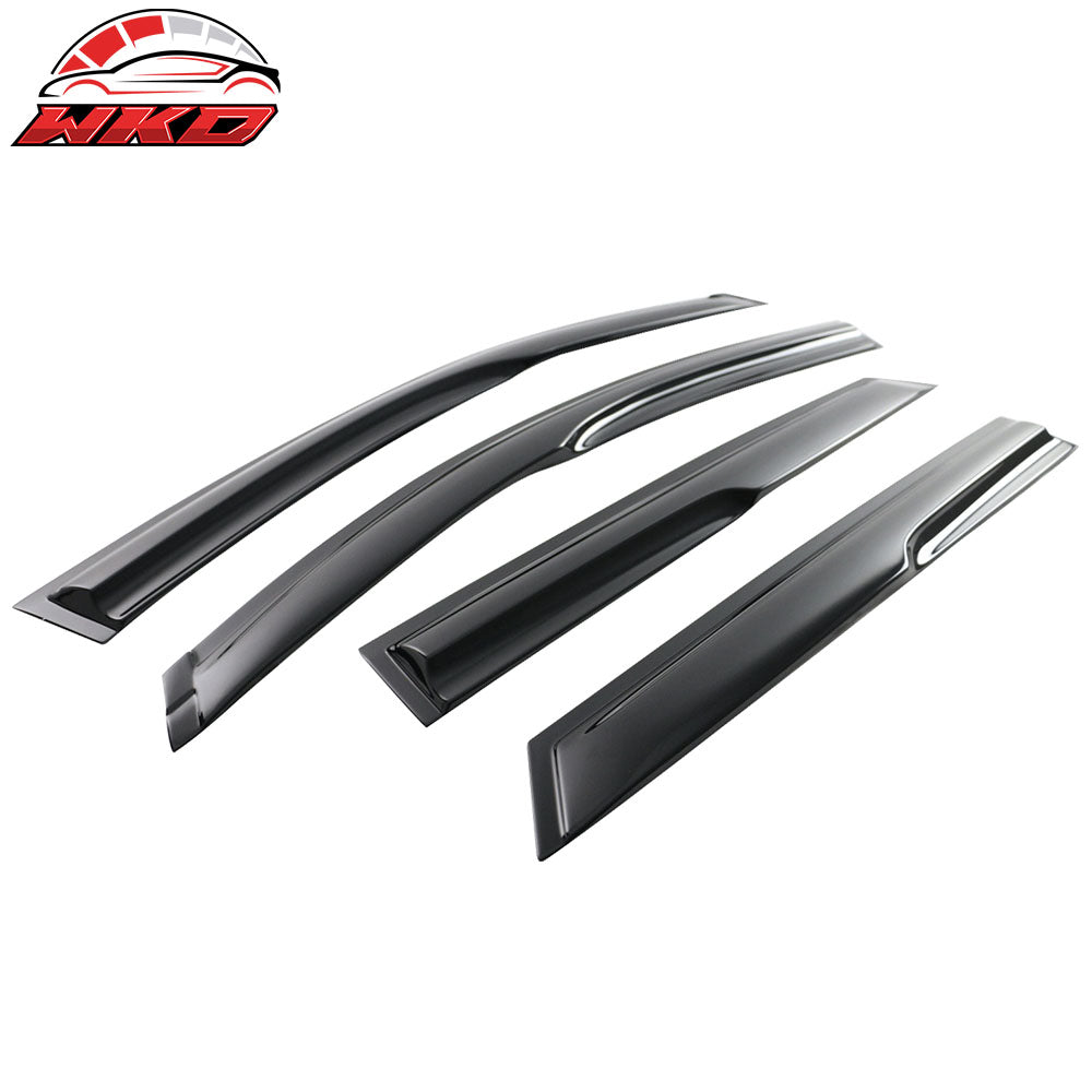 Fits 16-21 Hyundai Tucson Mugen Style Acrylic Window Visors Rain Guard 4Pc Set