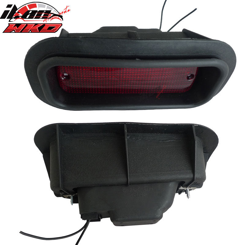 JDM EDM Rear Bumper Diffuser Fog Light Brake Lamp Red Lens 1Pc Fit Acura Integra