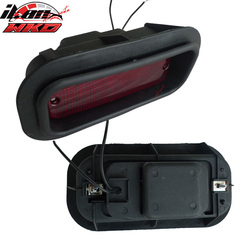 JDM EDM Rear Bumper Diffuser Fog Light Brake Lamp Red Lens 1Pc Fit Acura Integra