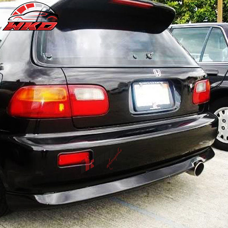 JDM EDM Rear Bumper Diffuser Fog Light Brake Lamp Red Lens 1Pc Fit Acura Integra