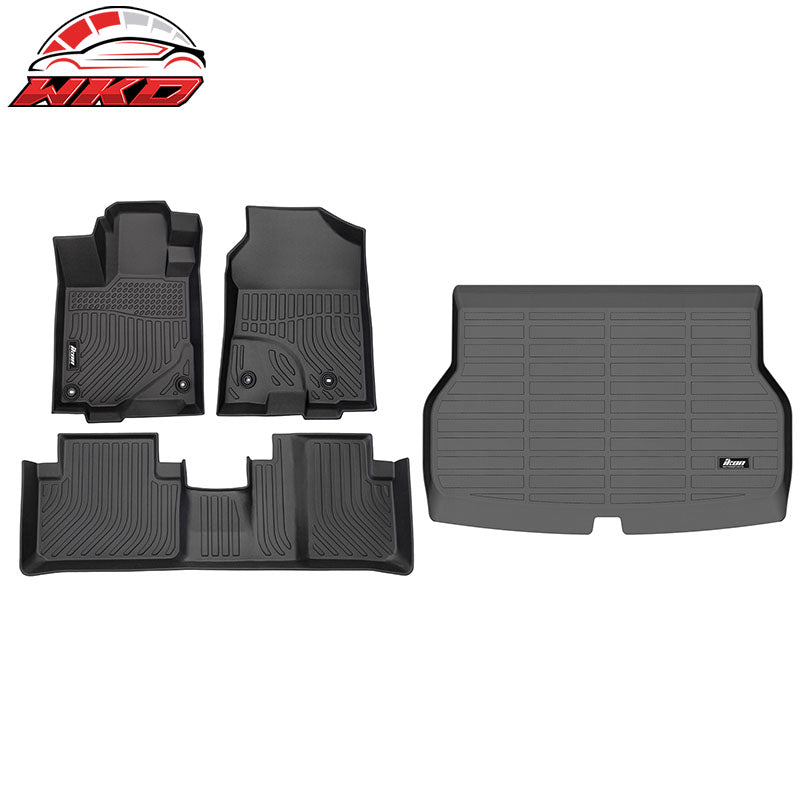 Wholesale 13-15 Acura RDX 5 Seats All Weather 3D Floor Mats + Trunk Mat Liner - TPE