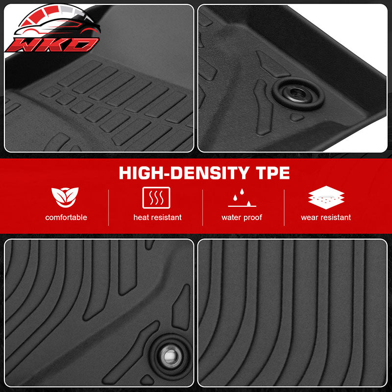 Fits 13-15 Acura RDX 5 Seats All Weather 3D Floor Mats + Trunk Mat Liner - TPE