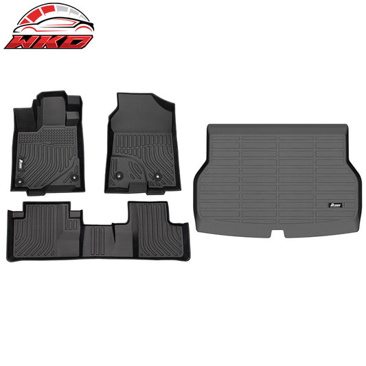 Wholesale 16-18 Acura RDX w/ 8-Way Power Seats 3D Floor Mats& Trunk Mat Heavy Duty TPE