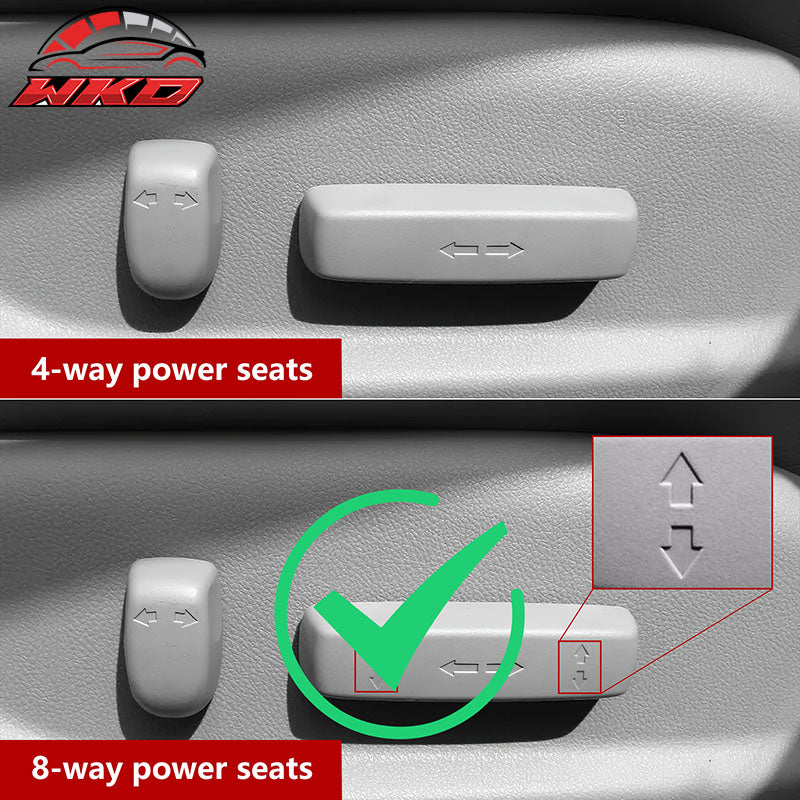 For 16-18 Acura RDX w/ 8-Way Power Seats 3D Floor Mats& Trunk Mat Heavy Duty TPE