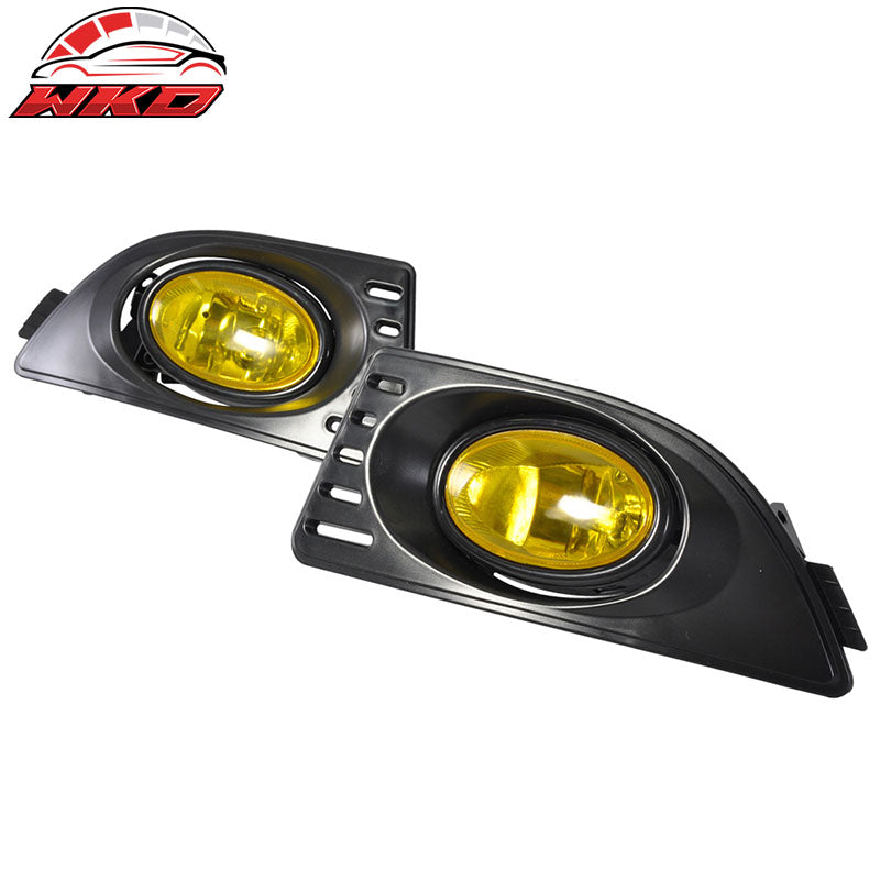 Wholesale 05-07 Acura RSX Yellow Lens Bumper Fog Lights Lamps RH LH Driving