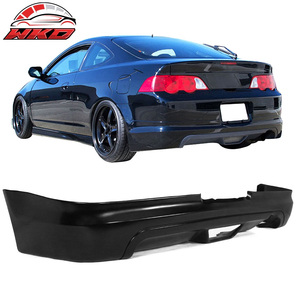 Wholesale 02-04 Acura RSX Mugen Style PU Rear Lower Bumper Lip Diffuser Spoiler Kit