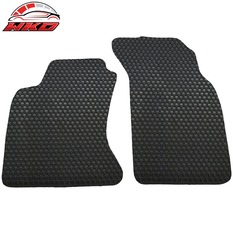 Fits 96-01 Audi A4 Front Rear Floor Mats Carpet Pad Black Latex