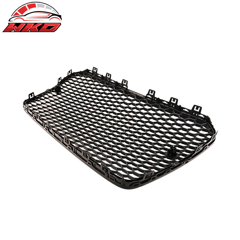 Fits 13-16 Audi A4 RS4 Euro Front Sport Mesh Honeycomb Hood Grille Unpainted