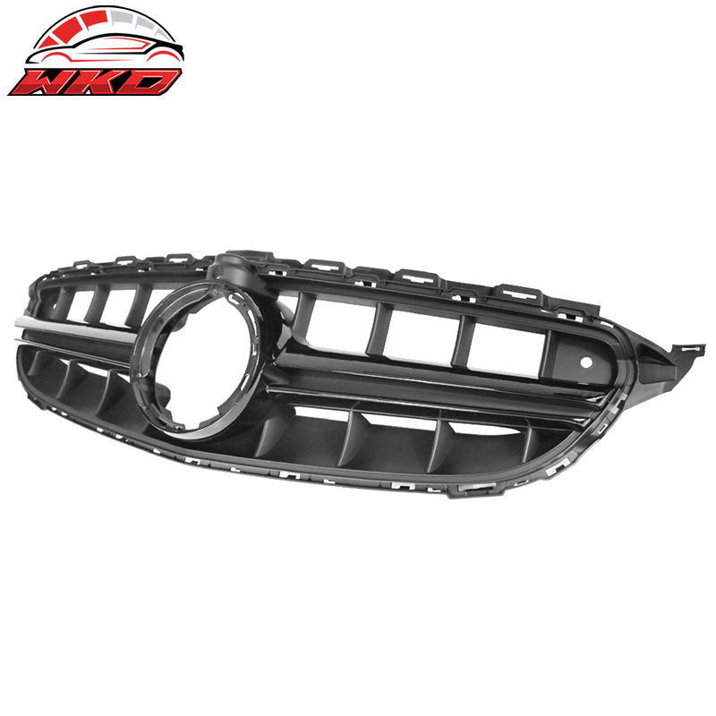 Fit 19-20 Benz C Class W205 Vertical AMG Style Grille Camera Hole