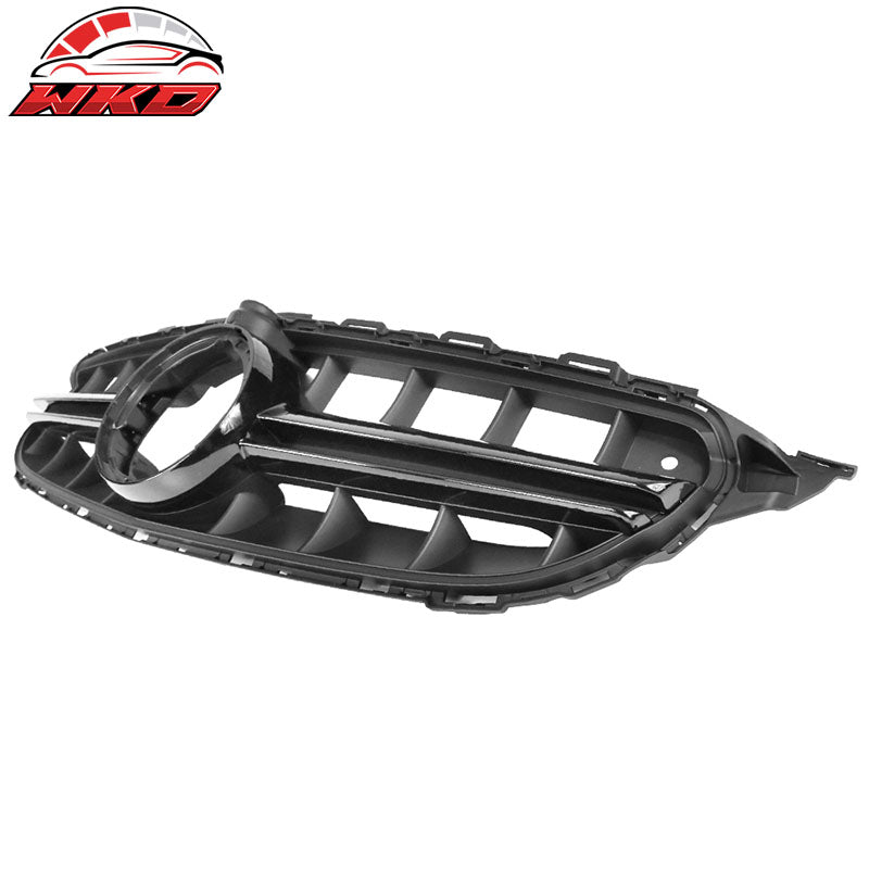 Fit 19-20 Benz C Class W205 Vertical AMG Style Grille Camera Hole