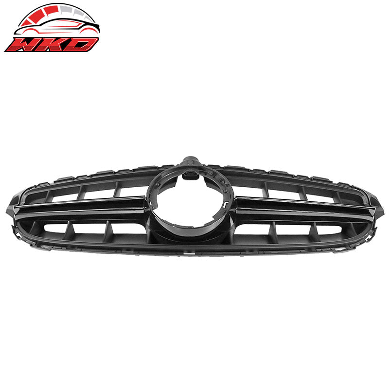 Fit 19-20 Benz C Class W205 Vertical AMG Style Grille Camera Hole