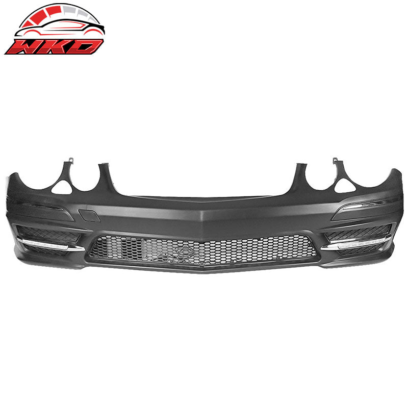 Fits 07-09 Mercedes Benz E Class W211 AMG Style Front Bumper with Grille LED DRL
