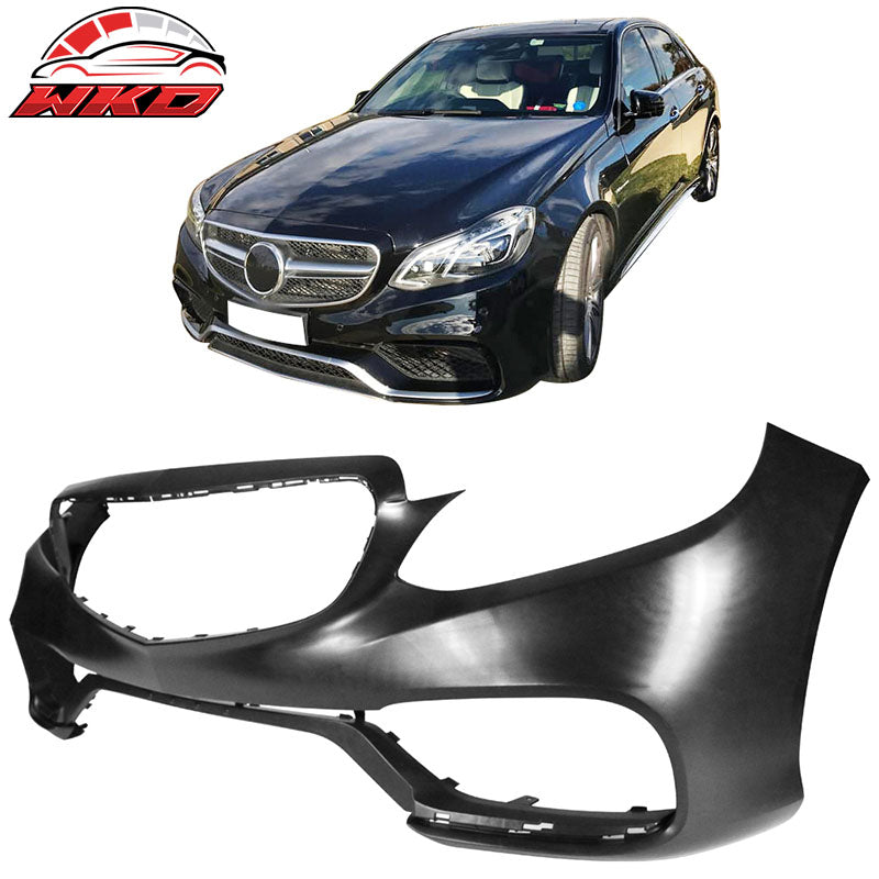 Fits 14-16 Mercedes Benz E-Class W212 AMG Style Front Bumper with Lip,Trim,Vents