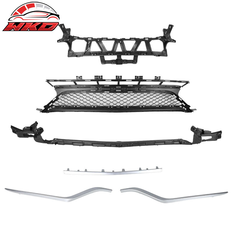 Fits 14-16 Mercedes Benz E-Class W212 AMG Style Front Bumper with Lip,Trim,Vents