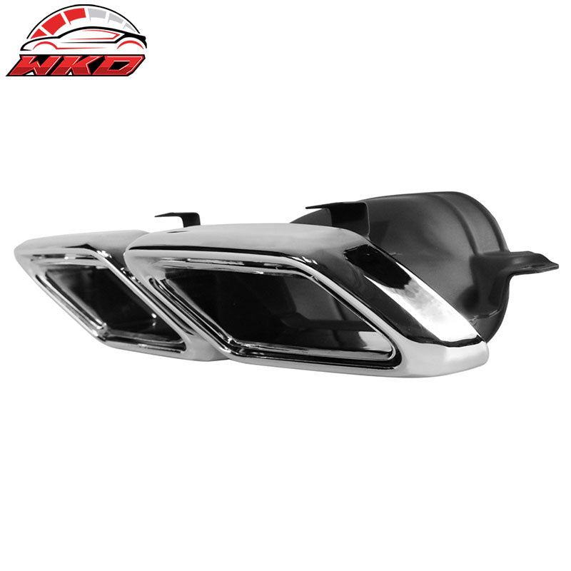 Fits 14-16 Mercedes Benz E-Class W212 AMG Style Rear Bumper Cover Diffuser Trim