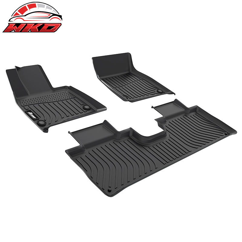Fits 23-26 Benz X296 EQS SUV All Weather Waterproof 3D TPE Floor Mats Liners