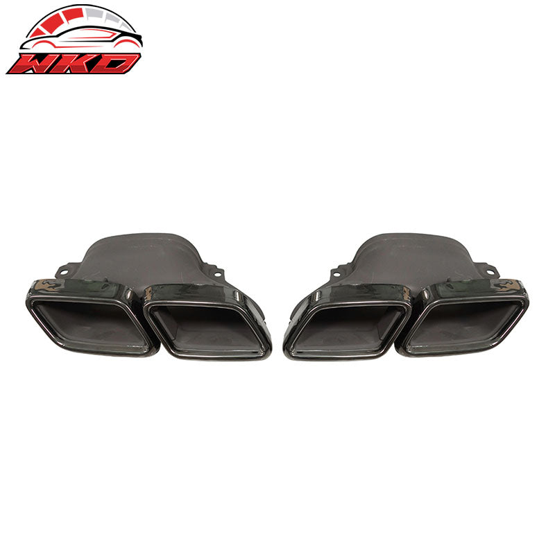 Wholesale 15-18 Benz GLE GLS SL W213 C-Class Exhaust Tips Black Chrome Pair - Wikond Auto