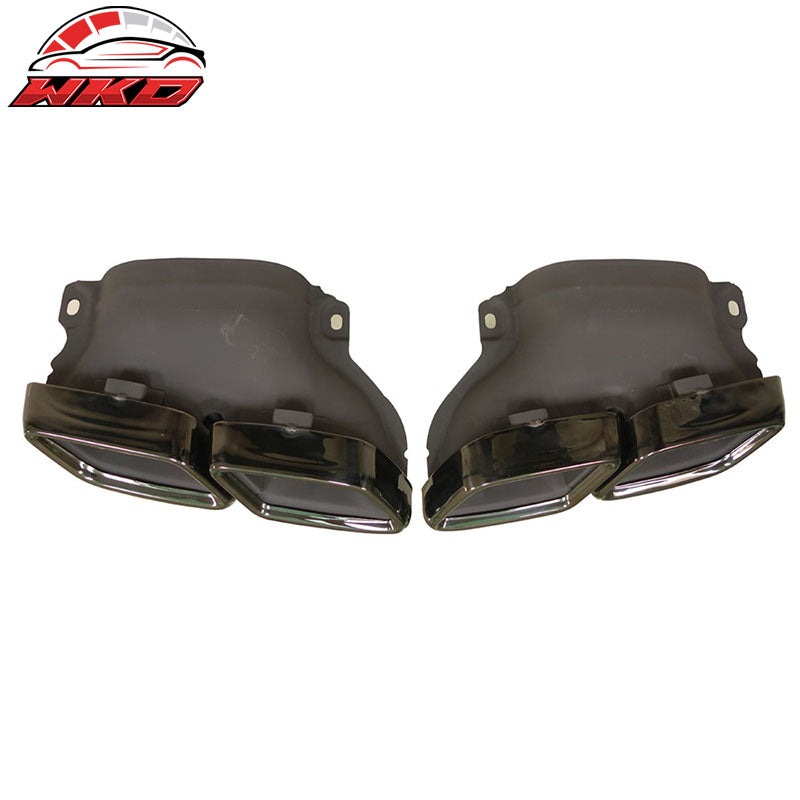 Wholesale 15-18 Benz GLE GLS SL W213 C-Class Exhaust Tips Black Chrome Pair - Wikond Auto
