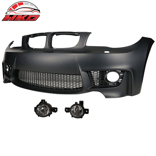 Wholesale 07-13 BMW 1 Series E82 1M Style No PDC Front Bumper Cover w Fog Lights PP